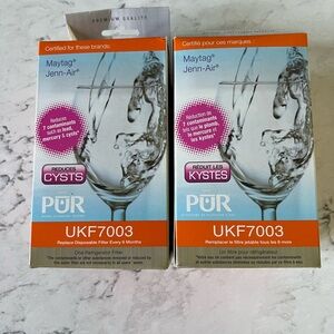 PUR UKF7003 Water Filter with Blue and Orange Packaging
